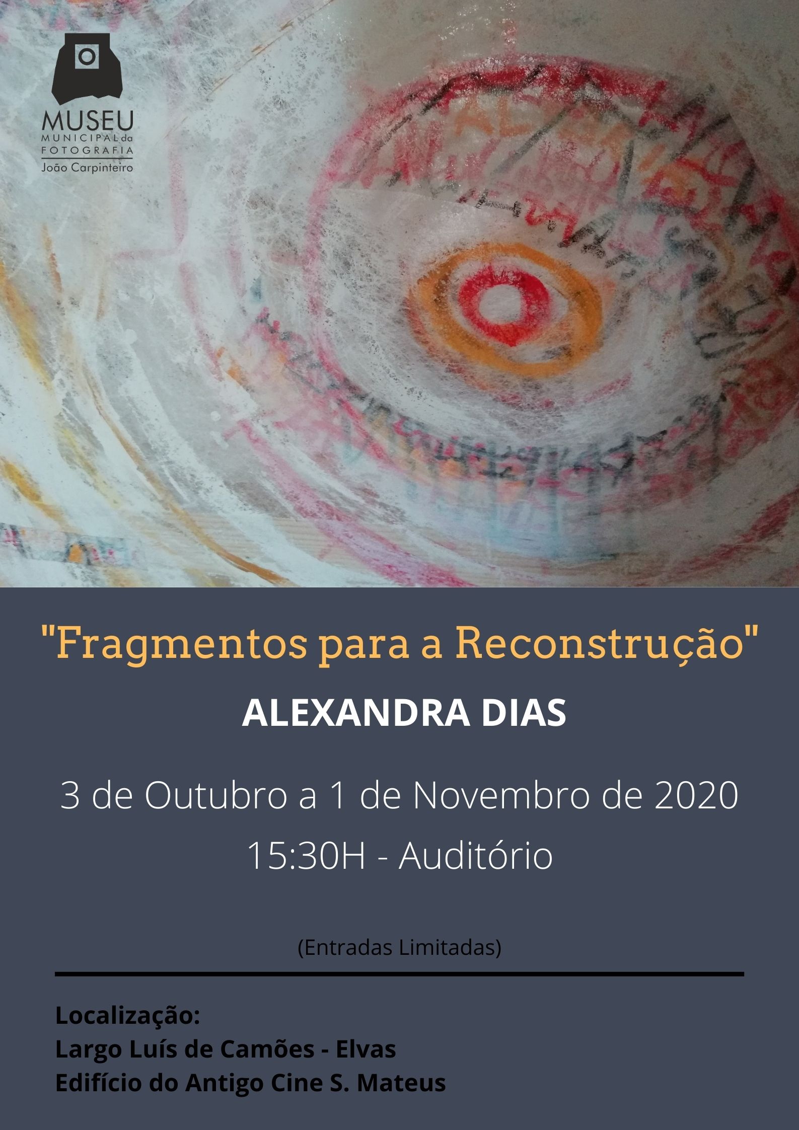 cartaz exposicao fragmentos museu fotografia