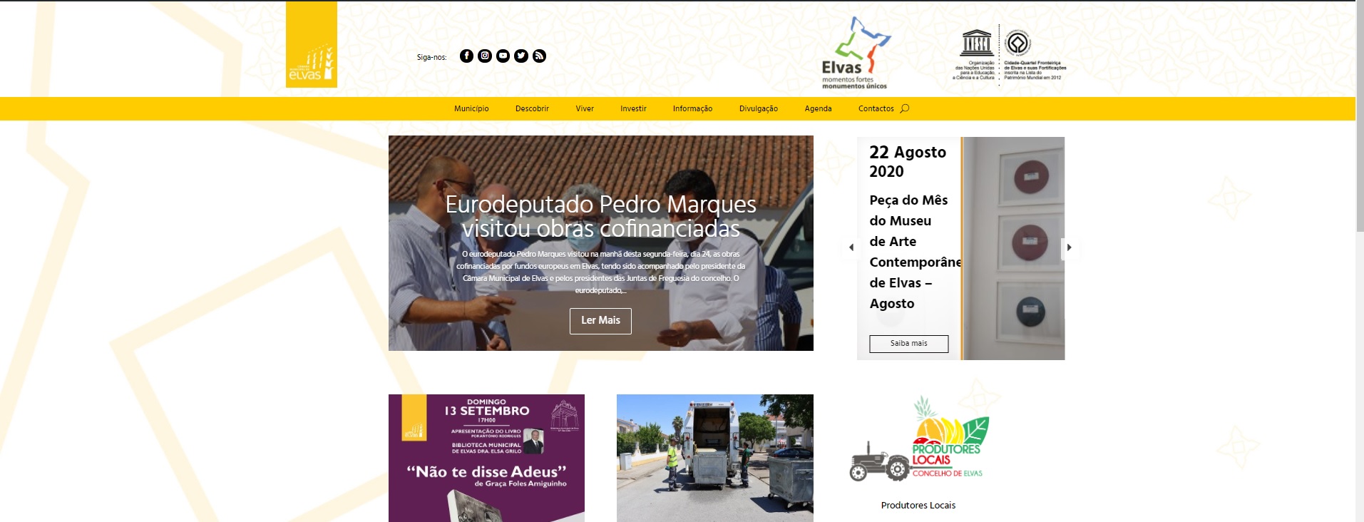 novo site