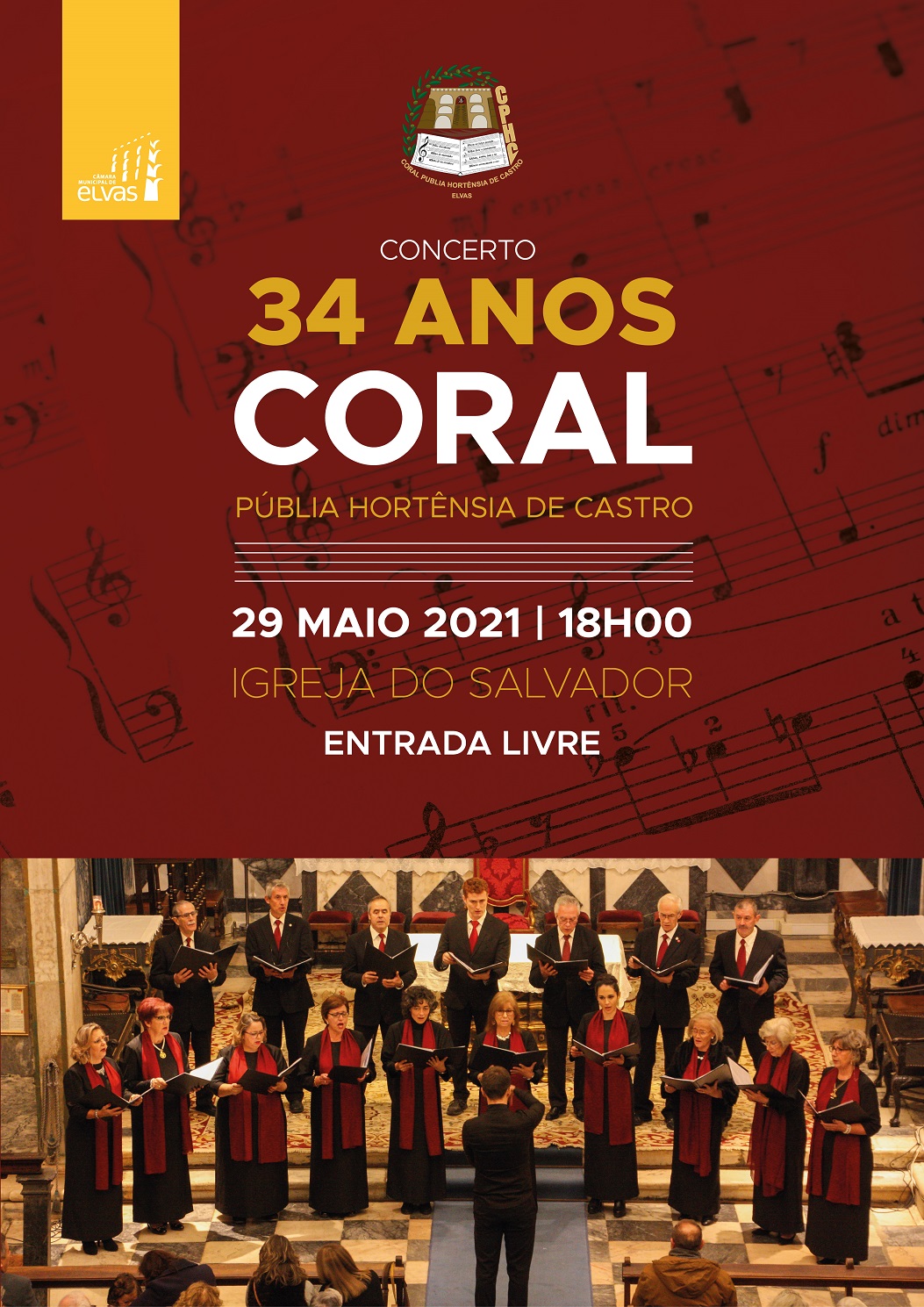 Cartaz_Concerto_34 anos_CoralPúbliaHortensia_Castro
