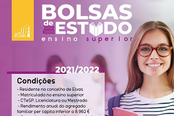 Lista provisória de candidatos a Bolsas de Estudo 2021/2022