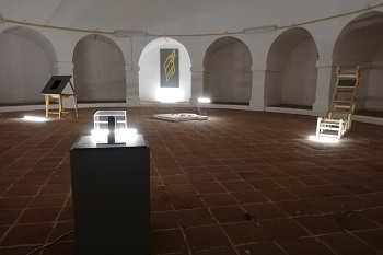 Artista elvense Rui Serra com exposição no Paiol