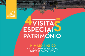 Visita especial ao Forte de Santa Luzia, no sábado dia 1