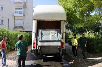 Recolha de lixo condicionada por avaria em viaturas