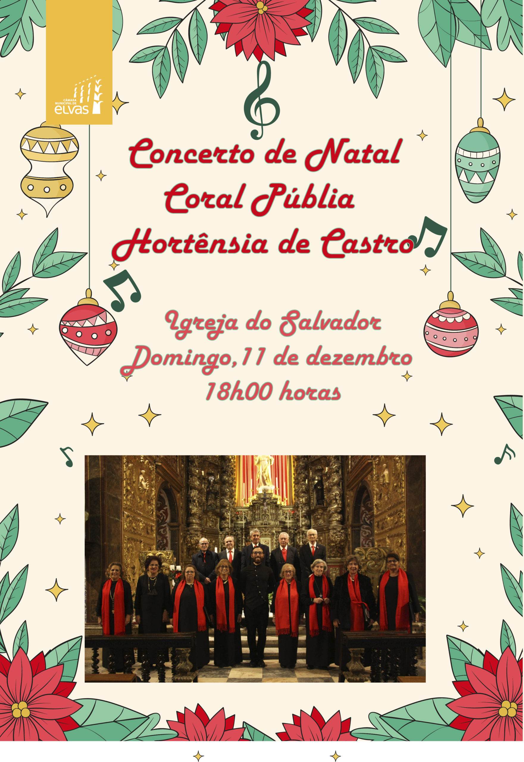 Concerto de Natal do Coral Públia Hortênsia de Castro - Município de Elvas