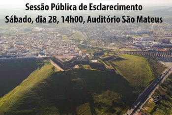 Sessão pública de esclarecimento no sábado dia 28
