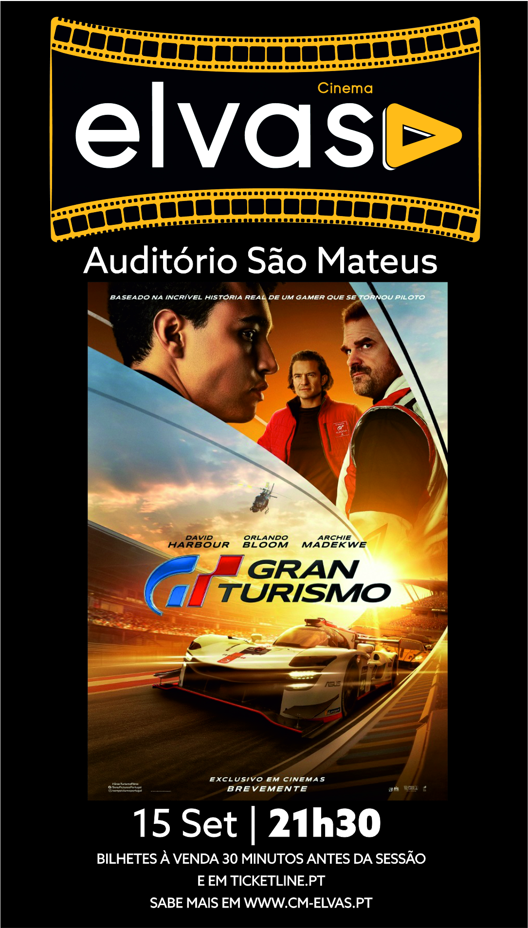 Das consolas para os cinemas. Vai haver um filme do Gran Turismo